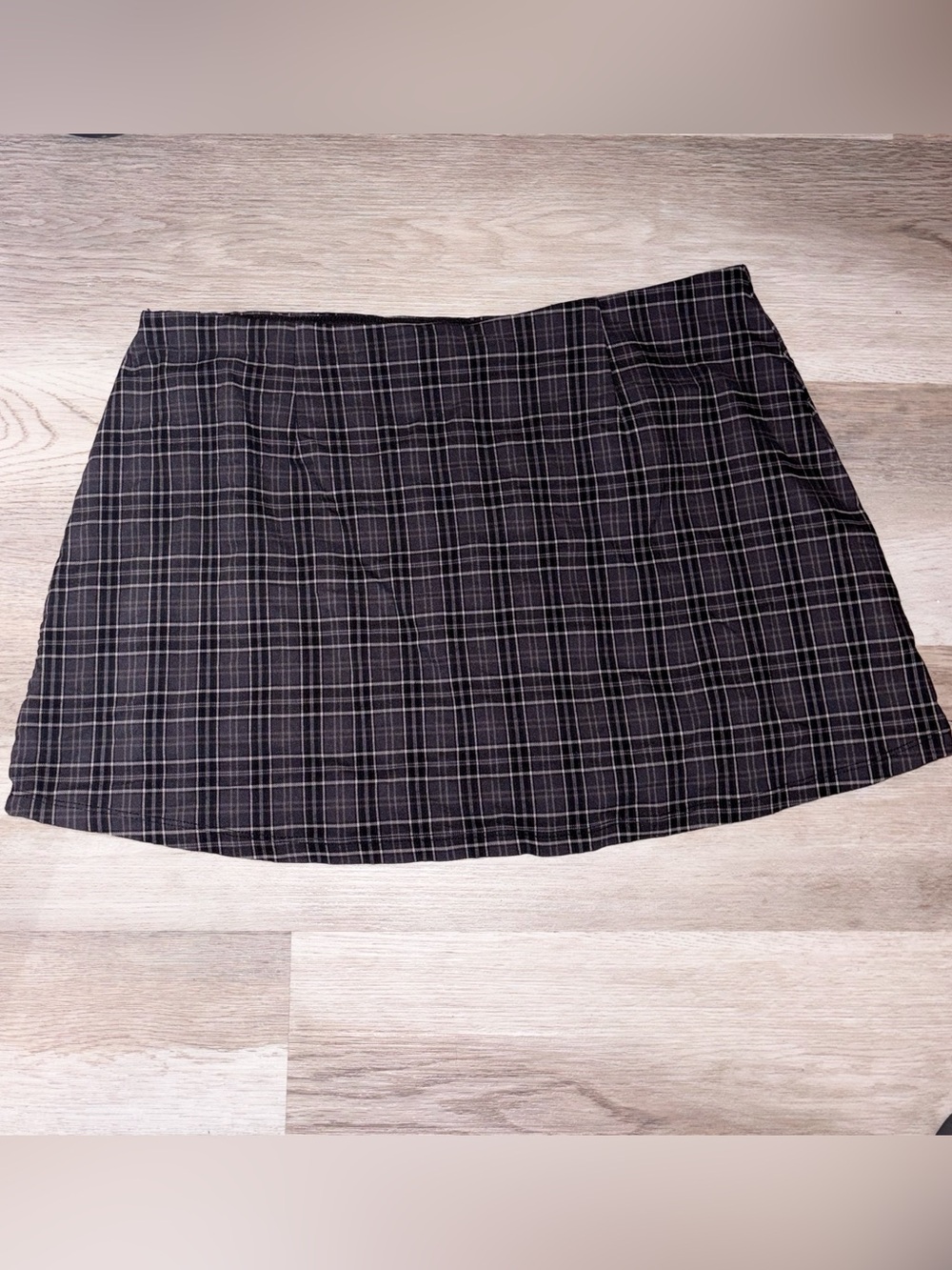 GARAGE PLAID MINI SKORT - Picture 2 of 4
